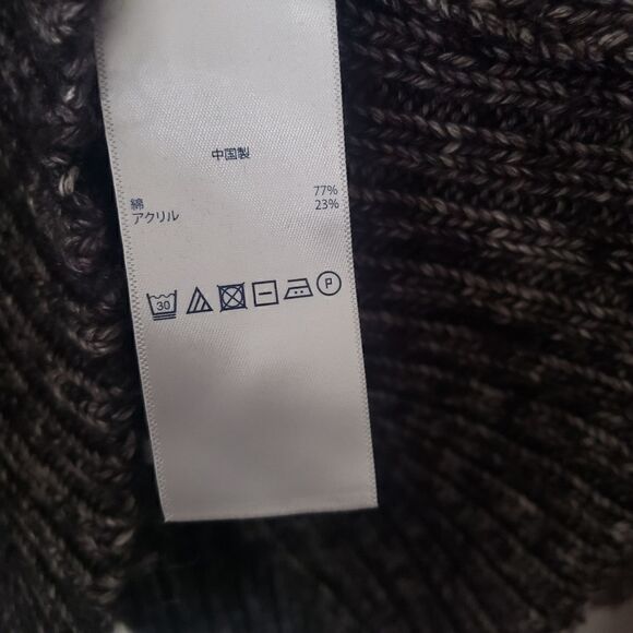 Chaps Gray Knit Pullover Sweater L - Picture 3 of 7